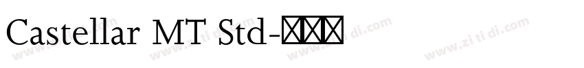 Castellar MT Std字体转换